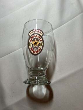 Newcastle Werewolf Blood Red Ale Footed Beer Glass